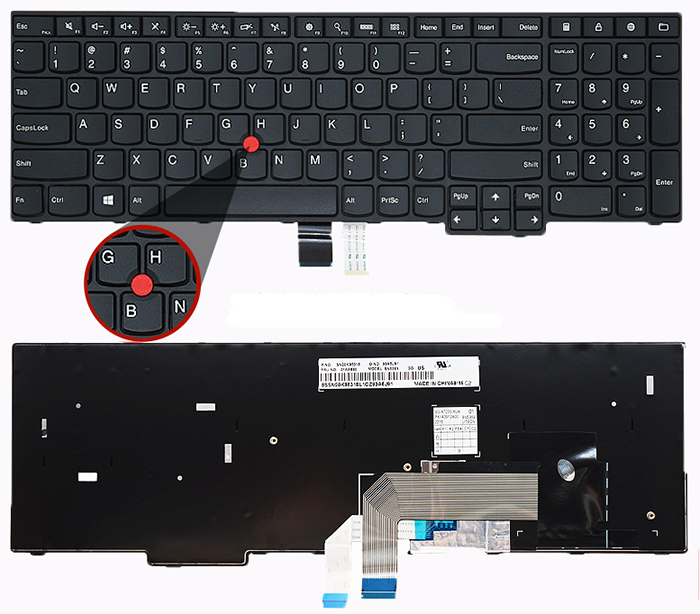 Kompatibel tastatur LENOVO  til 04Y0301 
