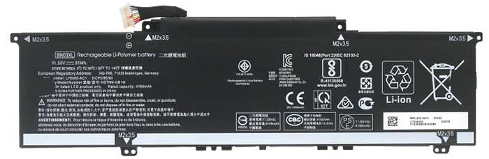 Kompatibel Bærbart Batteri hp  til TPN-C147 