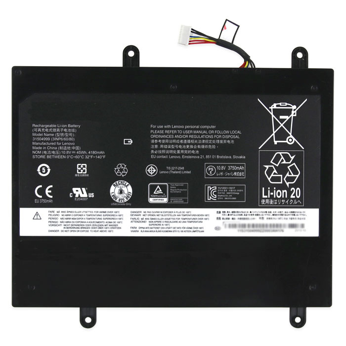 Kompatibel Bærbart Batteri lenovo  til 3INP6/60/80 