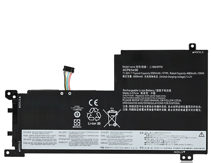 Kompatibel Bærbart Batteri LENOVO  til L19M3PF6 