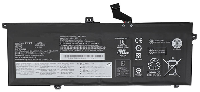 Kompatibel Bærbart Batteri LENOVO  til ThinkPad-X390 