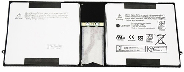 Kompatibel Bærbart Batteri Microsoft  til Surface-Pro2-1601 